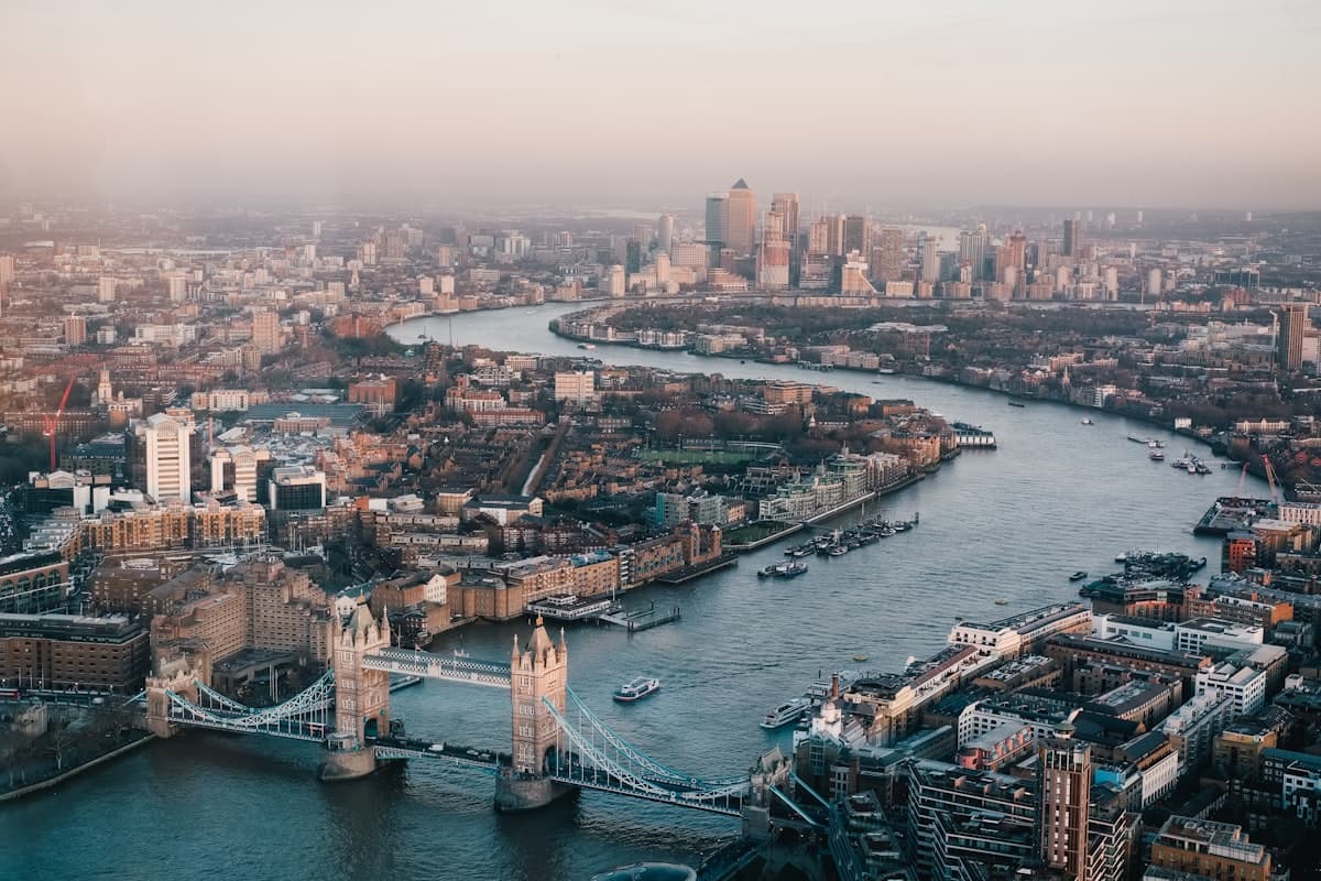 Travel photograph of London